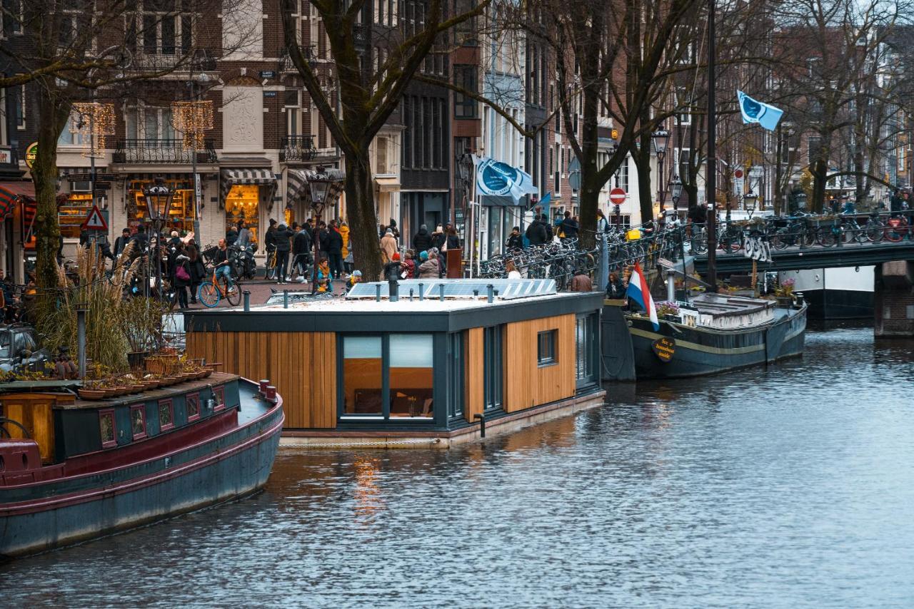 2 Houseboat Suites Amsterdam Prinsengracht ภายนอก รูปภาพ